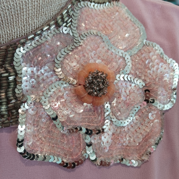 Vintage JoEd Sophisticates Formal Womens Dress 1970s S/M Floral Wedding Guest - Picture 4 of 16